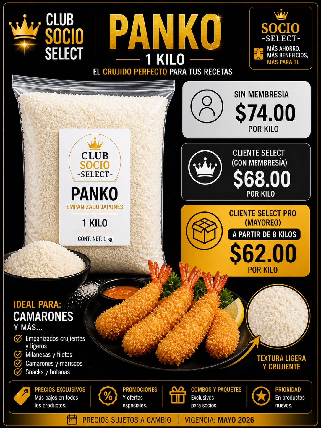 PANKO CHINO AMARILLO
